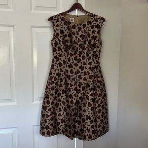 Anne Klein Leapord Cocktail Dress